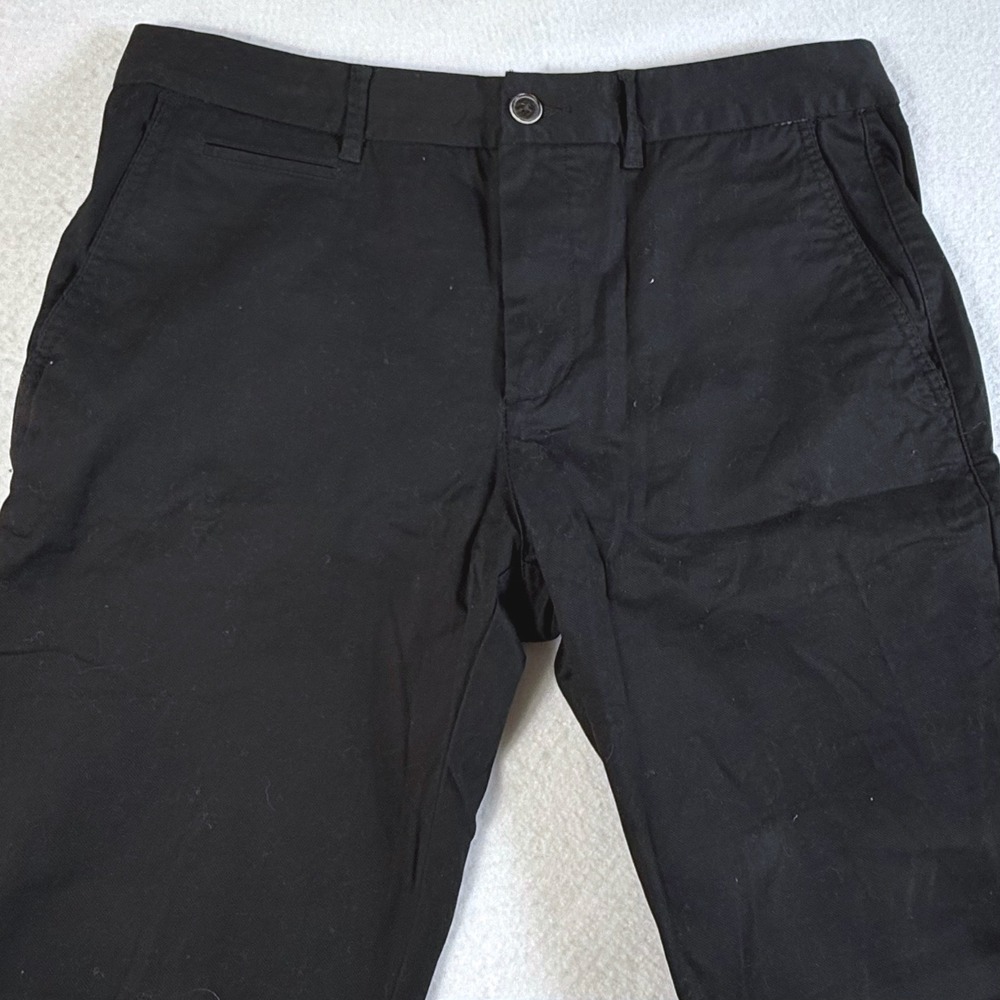 Perk Chino Pants Mens 34x34 Slim Fit Stretch Cotton Blend Performance Black
